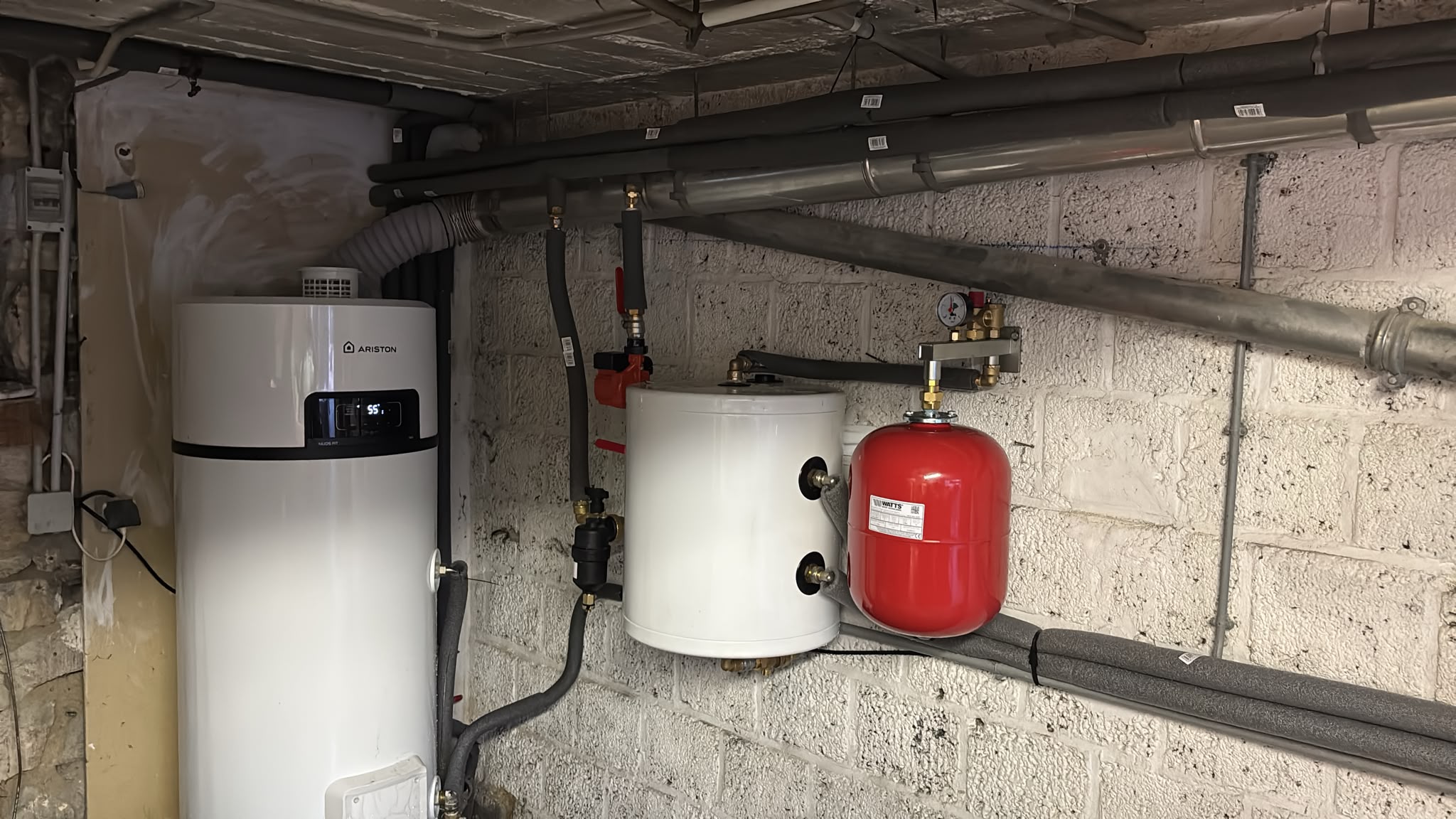 Installation après travaux - pompe à chaleur posée