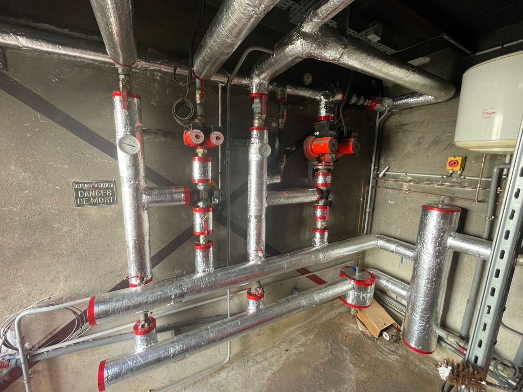 ATPL CASELAS - Installation après travaux - calorifugeage neuf