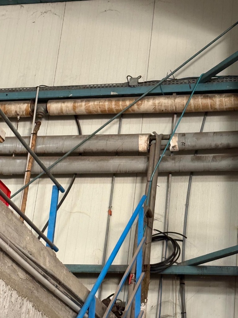 ATPL CASELAS - Tuyauterie avant travaux - réseau vétuste